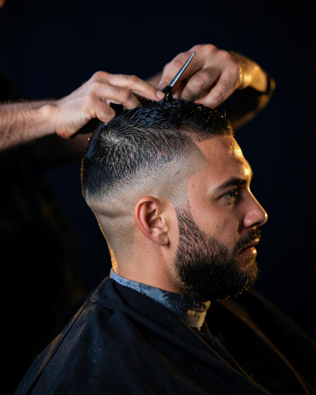 Serviço masculino de Barbearia na Barber Madrid 021